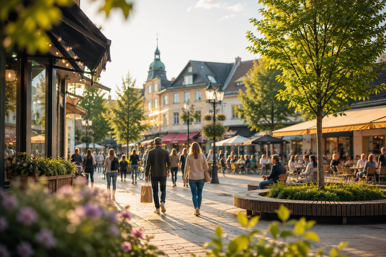 Kompanjon Plats – levande platsutveckling på ett grönt stadstorg